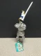 PLASTOY KNIGHT with SWORD, old stock with tag Vintage