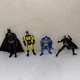DC Comics Justice League McDon Batman 5.5&rdquo;-4&rdquo; Action Figures set of 4