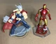 Disney Infinity 2.0 Marvel Avengers Thor Character Ironman Cake Topper Lot 2