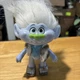 Troll Doll Blue Silver Sparkle Hasbro 9&rdquo; Character Figure Arms Legs Move Toy