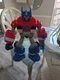 Transformers Optimus Prime 11" Action Figure, Rescue Bots, Hasbro, WORKS!