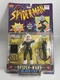 MARVEL SPIDER WARS BLACK CAT WITH CAT SCRATCHING CROSSBOW TOYBIZ BONUS PIN KG