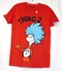 NEW NWT Dr. Seuss Thing 2 Red S/S Cat in the Hat T-Shirt S