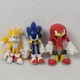 Jakks Pacific Sonic The Hedgehog Knuckles Tails Action Figure 2-3" Lot of 3 SEGA