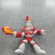 Mega Man Mini Figure Fireman ~ Capcom Vintage ~ Great Condition [Bandai 1994]
