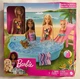 ​Barbie Doll, 11.5-Inch Blonde, and Pool Playset with Slide and Accessories