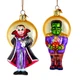 Kurt Adler Noble Gems&trade;  Glass Halloween Monster & Vampire Ornament NB1833