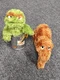 2003 GUND Sesame Street Oscar The Grouch & Snuffy Stuffed 10&rdquo; Plush Doll NEW