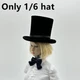 ZYTOYS 1/6 Magician Top Topper Hat Black ZY5032 For 12inch Action Figure Toys