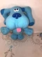 VGUC-VINTAGE-12&rdquo; 1997 Viacom TYCO Blues Clues Sing Along Blue Plush Sings Barks