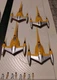 Micro Galaxy Squadron Star Wars Naboo N-1 Starfighter and Action Figure Army Lot
