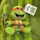 TMNT Kidrobot Michelangelo Phunny Plush 9&rdquo; Teenage Mutant Ninja Turtles
