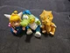 Eureka's Castle Puppet Set Lot 3 Rubber Pizza Hut Hand Puppets 1990 Nickelodeon