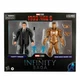 HAPPY HOGAN + IRON MAN ( 6" ) MARVEL LEGENDS ( INFINITY SAGA ) ACTION FIGURES