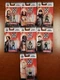 Lot of 7 New WWE Nano Minifigs 2" Die-Cast Figures  Brock Lesner Sasha Banks