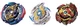 NEW Takara Tomy Beyblade Burst B-142 & B-144 & B-145 Starter Benom Diabolos 3Set