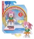 Jakks Pacific Sonic the Hedgehog Classic AMY ROSE Yellow Chaos Emerald 4" Figure