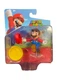 Nintendo 2021 Super Mario with Coin Action Figure Collectible Jakks 2.5 inches