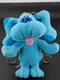 Blue's Clues Sing Along Blue Plush Stuffed Animal Tyco 1997 Viacom Toy Dog