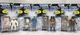 LOT OF 4 Star Trek Holodeck Series, Playmates Action Figure 1995 Skybox Card