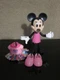 Disney Minnie Mouse Poseable figure 5.5"  Mattel Moveable Arms & Legs w/ Dress
