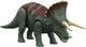 Mattel Jurassic World Roar Strikers Triceratops Dinosaur Figure with/ Sound