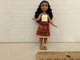 Disney Mattel Moana 2 Adventure Poseable Moana 3.5" Mini Doll Toy Figure