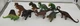 Lot of 9 Boley TM04  Dinosaur Rubber Figures - 2016