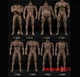 WorldBox 1/6 Male Durable Strong Muscle Body Fit 12'' Action Figure Doll Model