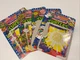 1991 Vintage Playmates TMNT Ninja Turtles Mutant Military Backer Cards All 4!