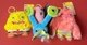 Fuggler x Spongebob SquarePants Patrick And Gary Key Ring Plush  4.5&rdquo;