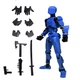 Blue Titan 13 T13 Action Figure 3D Printed Movable Nova Lucky 13 Robot Model