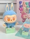 2024 Pop Mart The Monsters Lazy Yoga "Show Off" Model Labubu Mini Vinyl Figure