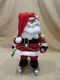 16&rdquo; Dan Dee Christmas Animated Musical Light Skiing Santa Claus is Coming 2 Town