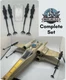 Vintage Star Wars Kenner X Wing Canopy & Laser Cannons Set Repro 1978 X-Wing