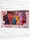 Wonder Pony Set by Play Right, 4 ponies w/ Brushable Hair Accessories for Style 