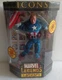 NEW 2006 TOYBIZ MARVEL LEGENDS ICONS 12" CAPTAIN AMERICA UNMASKED  w/COMIC BOOK