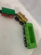 3 pc Maison Joseph Battat Wooden Train Engine And Train Car Magnet Connector