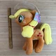 RARE My Little Pony Applejack Plush 11" 4DE 4th Dimension Entertainment NEW