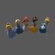 Disney Princess Magiclip Doll Bundle with Extra Snap-On Changeable Dresses 