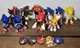 2019 SEGA JAKKS Pacific LOT Shadow Sonic  Bendable 4" inch Action Figures Extras