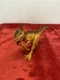 Boley Allosaurus OrangeBlack Dinosaur PVC TM04 Jul18 Toy Figure 7in Damaged Tail