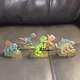 Jurassic World Mattel Micro Collection Lot of 5 Dinosaurs Raptor Blue T-Rex