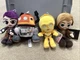 STAR WARS PLUSH MATTEL 2022 LUCAS FILM LTD 9.5" Lot Sabine Chopper C-3PO OBI-WAN