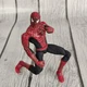 RARE Toybiz 2003 Spiderman 2 Movie Super Poseable Tobey Maguire Punching Action