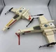 2 VINTAGE  Star Wars X-WING FIGHTER 1978 Kenner For Parts Or Repair General Mill