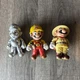 Super Mario 4 Inch Figures Lot Safari Builder Silver Jakks Toys Nintendo