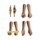 Worldbox 1:6 AT020C Arms Forearm Accessories For 12in Male Figure Body Model Toy