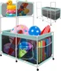 Pool Float Storage Organizer, 2-In-1 Extra Large 350 Gallon Outdoor Pool Toy Hol