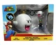 Nintendo Super Mario King Boo, Luigi & Boo Action Figure Set - 3pk Glow in Dark
